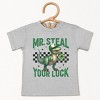 The Juniper Shop Mr. Steal Your Luck Dinosaur Toddler Short Sleeve Tee - 2 of 4