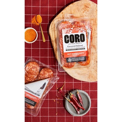 Coro Foods Uncured Hot Sopressata Salami - 3oz