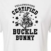 Women's - Yellowstone - Certified Buckle Bunny Cropped Graphic T-Shirt - 2 of 4