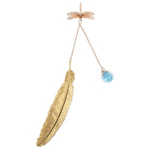 Unique Bargains Christmas Bookmark Metal 0.91"x4.53" 1Pcs - 1 of 4