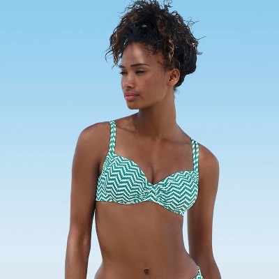 Women's Chevron Underwire Bikini Swimsuit Top - LASCANA