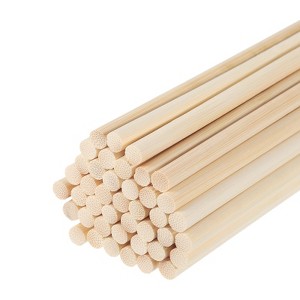 Unique Bargains Arts Crafts Garden Christmas Decoration Round Natural Wood Sticks 60 Pcs - 1 of 4