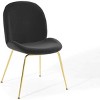 Modway Scoop Gold Stainless Steel Leg Performance Velvet Dining Chair - 2 of 3