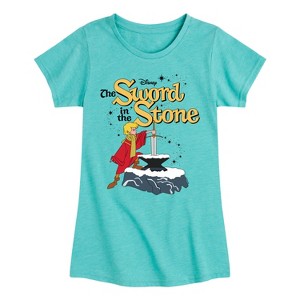 Girls' - Disney - The Sword And The Stone Fitted Short Sleeve Graphic T-Shirt - 1 of 4