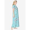 Only Necessities Plus Size Short Pintuck Knit Gown - 4 of 4