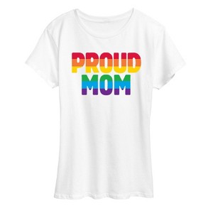 Women's - Instant Message - Proud Mom Short Sleeve Graphic T-Shirt - 1 of 4