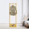 YIYIBYUS Gold Metal Floor-Standing Display Rack Clothes Rack Garment Rack - 2 of 4