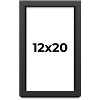 PosterPalooza | Flat Black Picture Frame - UV Acrylic, Foam Board Backing, Hanging Hardware - 2 of 4