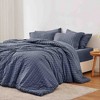 BAGOKIE 5/7 Pieces Seersucker Bed in a Bag Comforter Set - 2 of 4