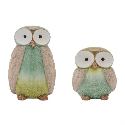 Terra Cotta Owl Décor (Set of 2)