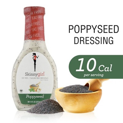 Skinnygirl, Fat-Free, Sugar-Free Poppyseed Salad Dressing, 8 fl oz (Pak of 2)