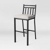 Fairmont 2pk Bar Height Patio Chairs - Black - Threshold™ - image 3 of 4