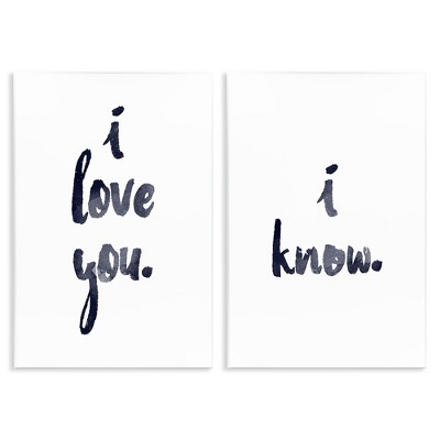 Stupell Industries Glam I Love You Phrase Wall Plaque Art