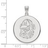 Black Bow Jewelry 14k White Gold Georgia Bulldogs NCAA Extra Large Pendant - 2 of 3