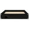 VidaXL Dog Bed Black 24.2 in.x19.3 in.x3.5 in. Solid Wood Pine - 4 of 4