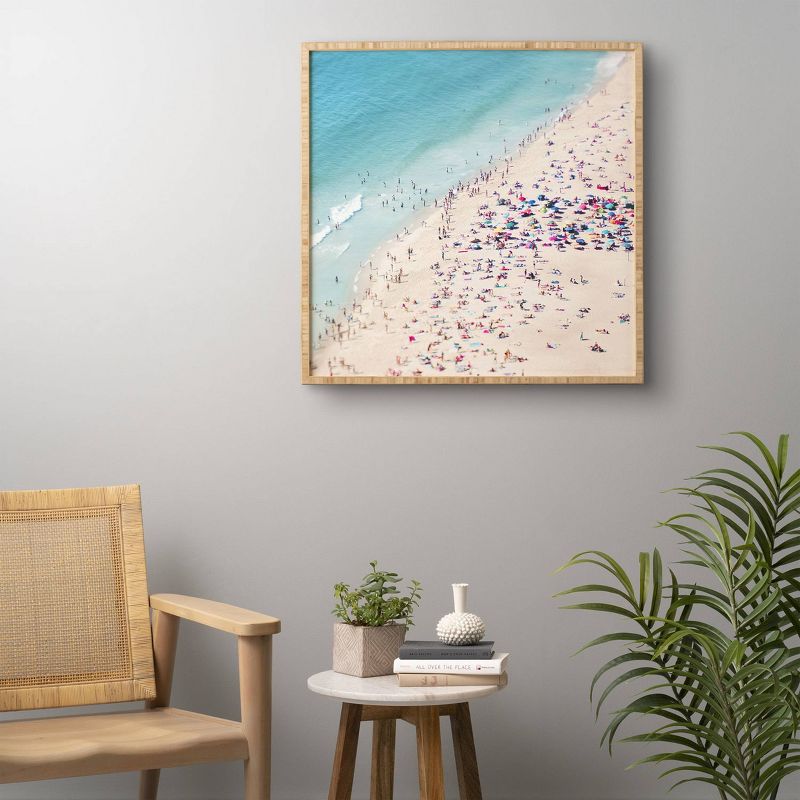Ingrid Beddoes Beach Summer Landscape Framed Wall Art Blue - Deny Designs, 6 of 7