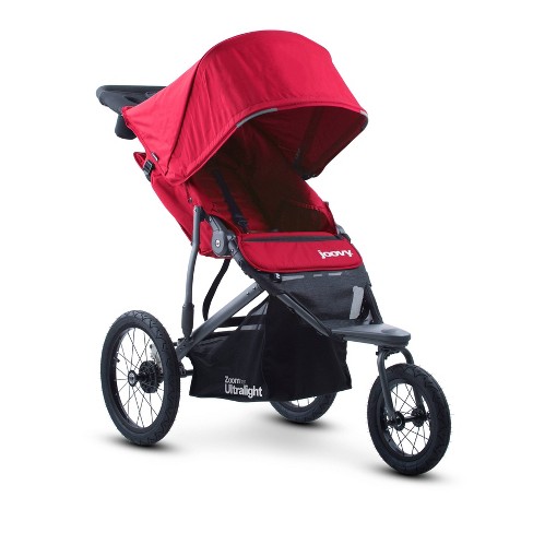 Red store jogging stroller