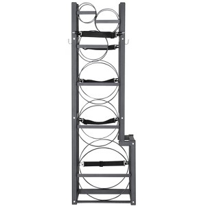 VEVOR Refrigerant Tank Rack, with 1 x 50lb, 2 x 30lb and Other 3 Small Bottle Tanks, Cylinder Tank Rack 15.55x12.99x49.8 in - 1 of 4