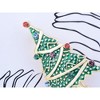 Anna-Kaci Holiday Christmas Multicolor Rhinestone Ornaments Crystal Xmas Brooch Pin - 4 of 4