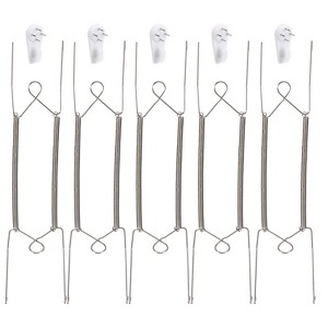 Unique Bargains Stainless Steel Invisible Design Tip Protector Vertical Plate Holder - 1 of 4