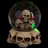 Northlight LED Lighted Skulls and Roses Halloween Snow Globe with Sound - 6" - 3 of 4