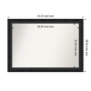Amanti Art Filigree Non-Beveled Framed Bathroom Vanity Wall Mirror - 3 of 4