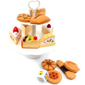 Link Little Chef Kitchen Fun Cookies And Desserts Tower Playset, Basic Skills Development, Pretend Play Toy For Kids - 1 of 4