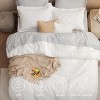 Queen Comforter Set -Bedsure 3Pcs Comforter Bedding Set with Intricate Solid Embroidery - 3 of 4