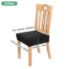 Unique Bargains Polyester Spandex Waterproof Durable Dining Chair Slipcovers - 3 of 4