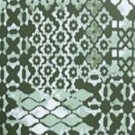 olive green mosaic patchwork