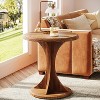 Hommoo Wooden Round End Table - 3 of 4