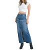 Women's Classic Midi Skirt - JUST BLACK DENIM - 2 of 4