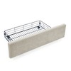 GDFStudio Monica Modern Velvet Upholstered Queen Platform Bed with Storage Drawers and Tufted Headboard - 4 of 4