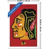 Trends International NHL Chicago Blackhawks - Logo 25 Framed Wall Poster Prints - 3 of 4
