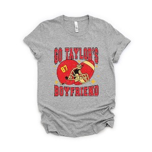 Simply Sage Market Women's Go Taylor's Boyfriend Sparkle Short Sleeve Graphic Tee - 1 of 4