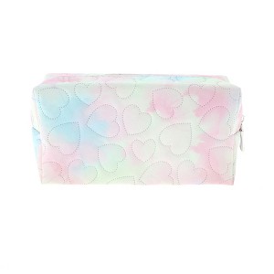 Unique Bargains Heart Tie-Dye Makeup Bag 1 Pc - 1 of 3
