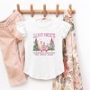 The Juniper Shop Coquette St. Nick's Tree Farm Toddler Flutter Sleeve Tee - 2 of 3