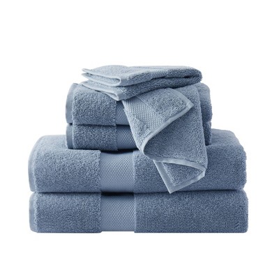 Brielle Home 2 Pack Kitchen Towel Set, Blue - 100% Turkish Cotton -  Traditional Style - Designed and Made in Turkey - Perfect for Any Kitchen  in the Kitchen Towels department at