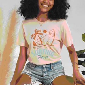 Simply Sage Market Surfing Fever Short Sleeve Tee - 1 of 4