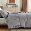 3 pieces Duvet Cover Soft Double Brushed Bedding Set for Kids & Adults Zipper Closure - 4 of 4