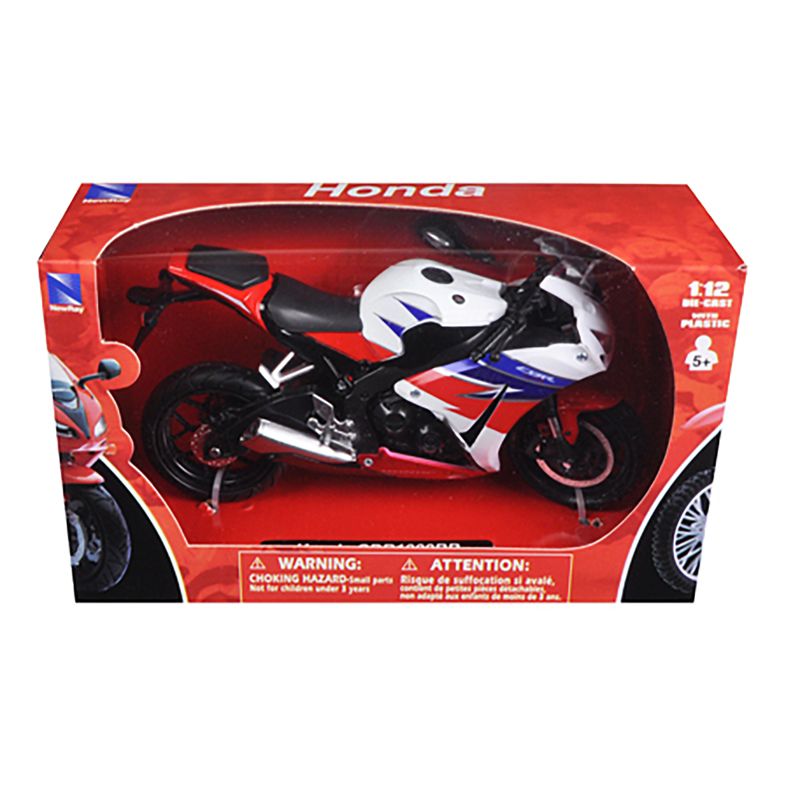 2016 Honda CBR100RR Red/White/Blue/Black Motorcycle Model 1/12 by New Ray, 3 of 4