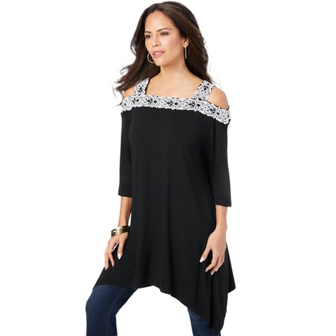 Cold shoulder hanky hem on sale dress