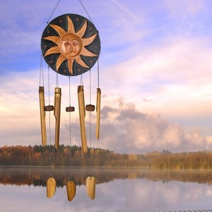 Woodstock Windchimes Celestial Bamboo Chime, Wind Chimes For Outside, Wind Chimes For Garden, Patio, and Outdoor Decor, 37"L - 1 of 4