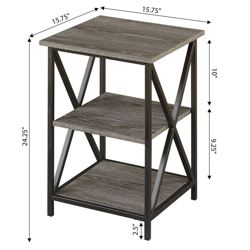 Tucson End Table with Shelves - Breighton Home, 5 of 10