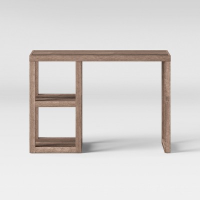 Wood Writing Desk with Storage Rustic - Threshold™