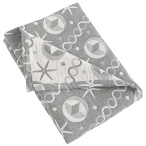 3 Layer Muslin Cotton Toddler Blanket, Super Soft and Warm Crib Blanket - NTBAY - 1 of 4