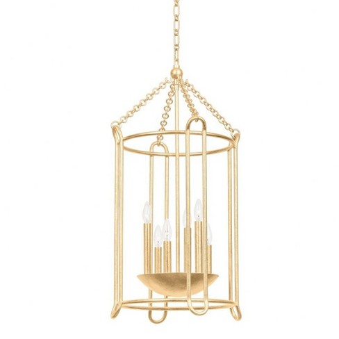 Troy Lighting Lassen 6 - Light Pendant in  Vintage Gold Leaf - image 1 of 1