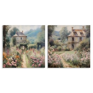 Stupell Industries Quaint French Country Garden, 17" x 17" (Set of 2) - 1 of 4