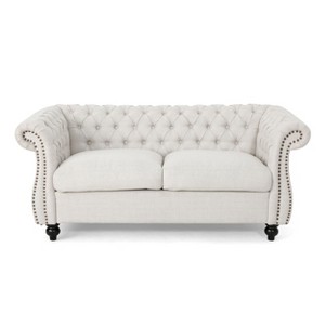 NicBex 61.75 Inch Buttons Tufted Couch Loveseat Sofa with Rolled Armrests for Living Room,Small Space,Apartment - 1 of 4