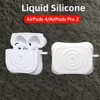 HTUTWOO Water Ripple Liquid Silicone Earphone Case For Apple AirPods Pro 2 AirPods4  Shockproof Wireless Bluetooth Headphone Cover - 2 of 4
